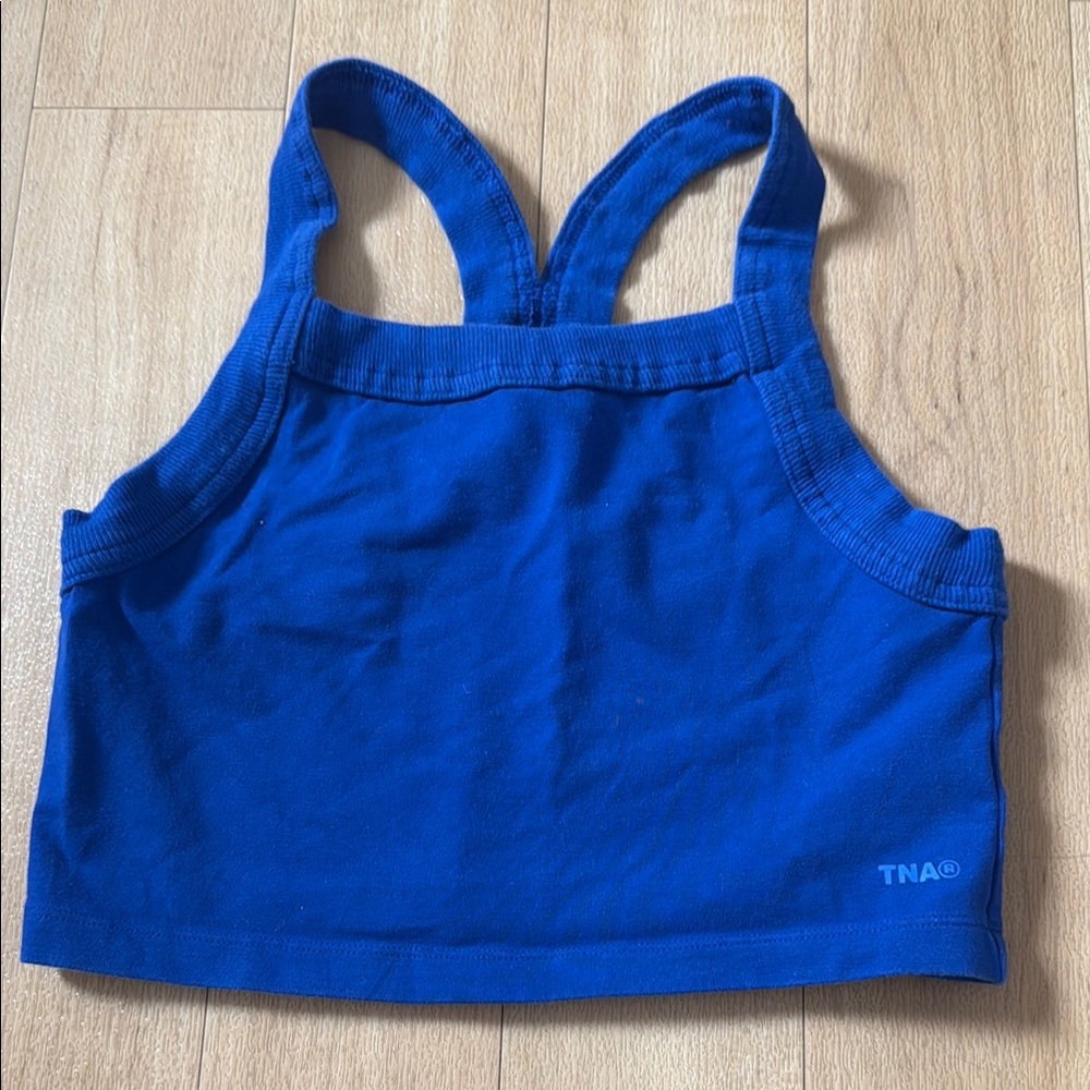 TNA Blue Crop Top